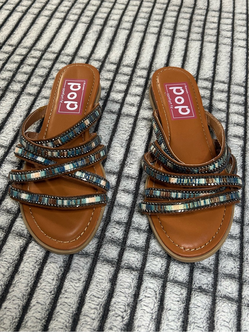 New Women’s Colorful Multi-Strap Sandals (5)